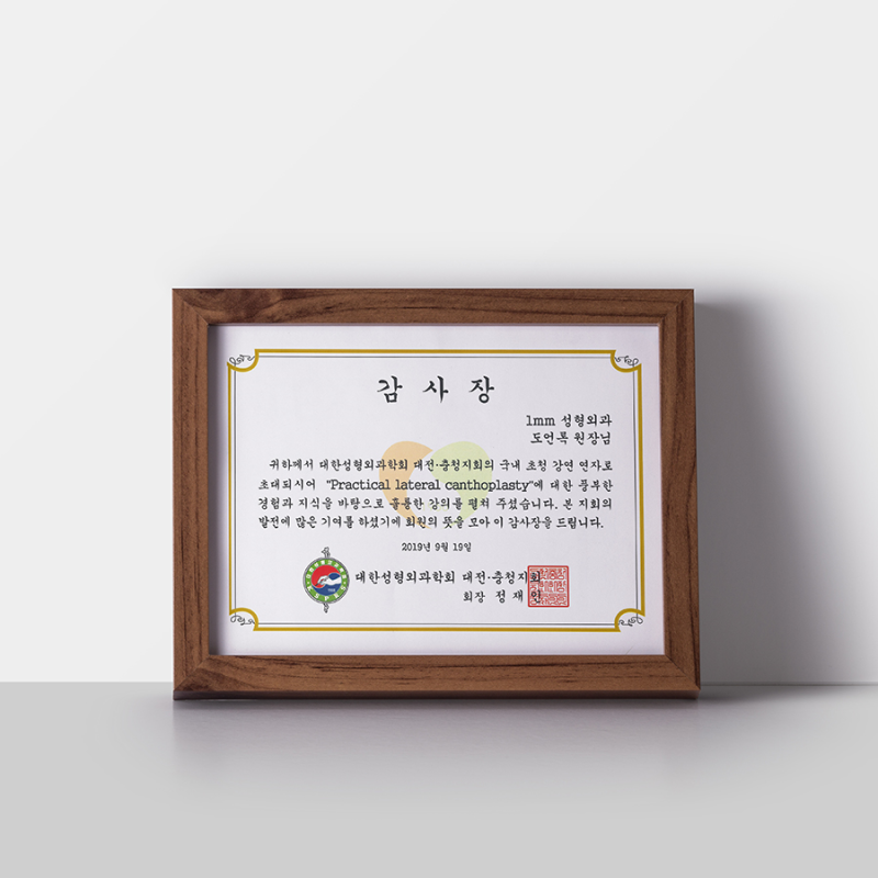 Bác sĩ Do Eon-rok của Bệnh viện Phẫu thuật Thẩm mỹ 1mm được mời thuyết trình tại Hiệp hội Phẫu thuật Thẩm mỹ Hàn Quốc 사진